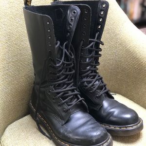 Dr Martens tall leather boots